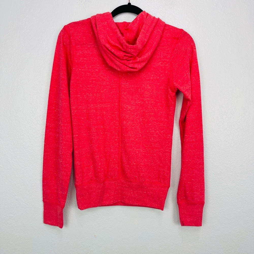 Nike Salmon Corral Pink Long Sleeve pullover hoodie sports athletic sweater - Picture 4 of 6